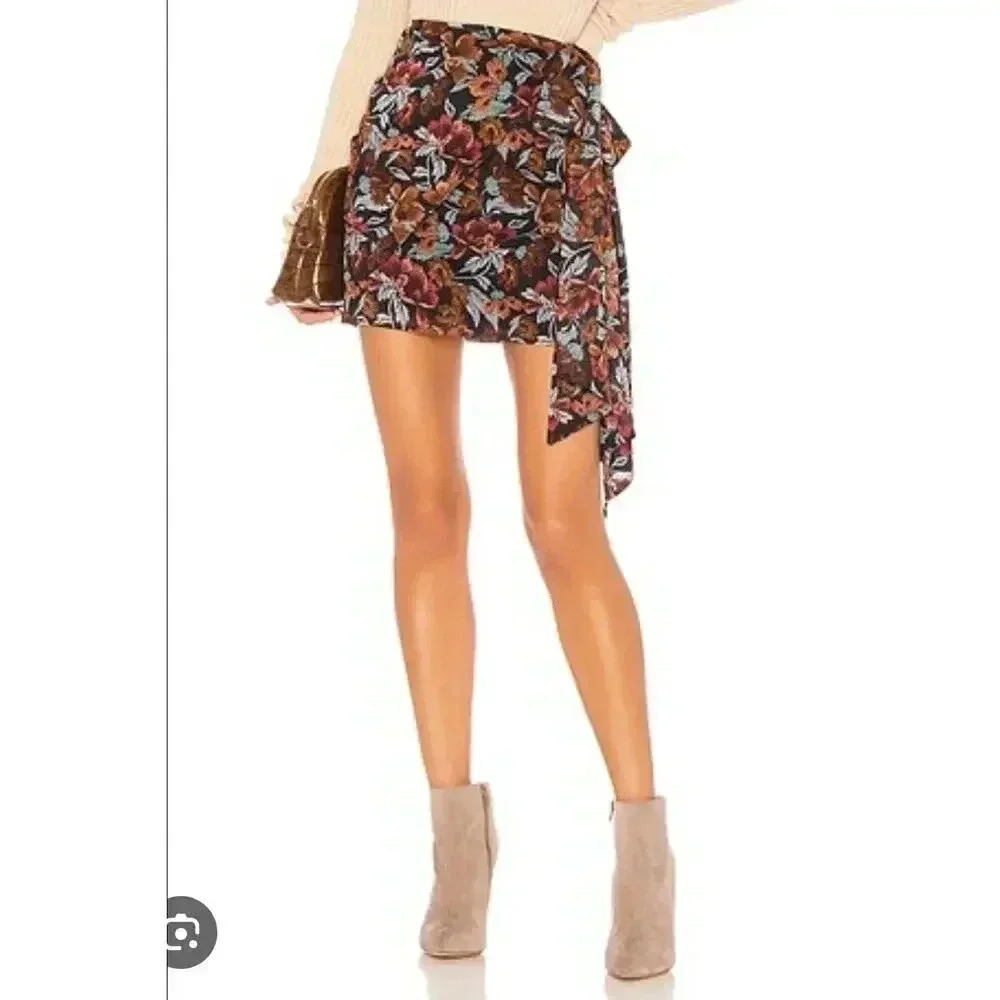 Majorelle Marion Mini Skirt in Winter Multi Size XXS